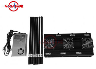 90W Fixed Six Way Drone Signal Jammer High Output Power For Churches / Museums