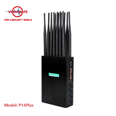 P14Plus Vodasafe Jammer 5G Cellphone GPS WiFi Bluetooth Handheld Signal Jammer