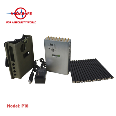 Compact Size High Power Signal Jammer Easy Carry With 2dBi Gain Omni Directional Antenna