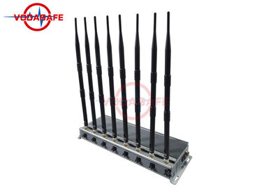 High Power Cell Network Signal Jammer 4 - 8W Each Band Sweep Jamming