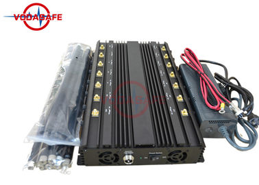 10 - 60m Cover Radius Cell Signal Blocker , Mobile Signal Jammer Device 40W Full Frequency