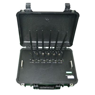 10-80m 86 Watt Portable Signal Jammer 12 Bands UHF VHF For 2 3 4G