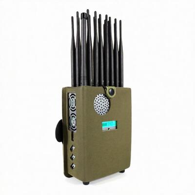 buy 24 Antennas Handheld Wireless Signal Jammer 25m Radius With DIP Switch Car Charger online manufacture