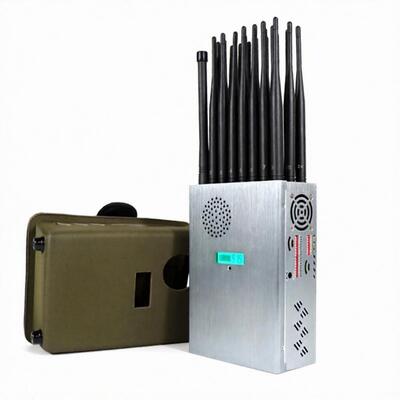buy Portable Wireless Signal Jammer Blocker 24 Antennas For 5G WiFi GPS UHF VHF online manufacture