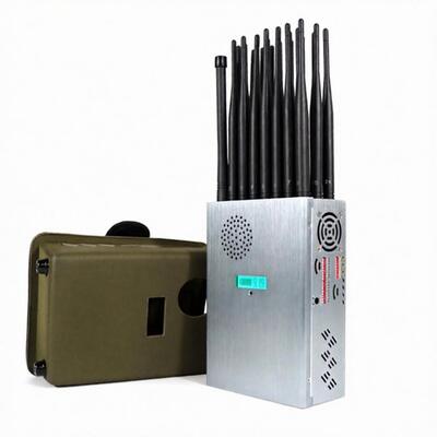 Buy Portable 24 Bands 5G Cell Phone Jammer 12000mAh Built In Battery Purple Horn P24 online manufacture