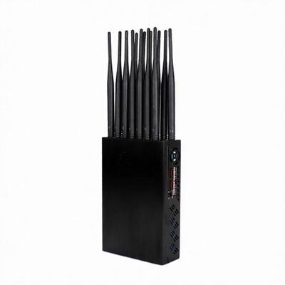 buy Portable 14 Bands Cell Phone Jammer 20 - 25 Meters Jamming Range With LCD Display online manufacture