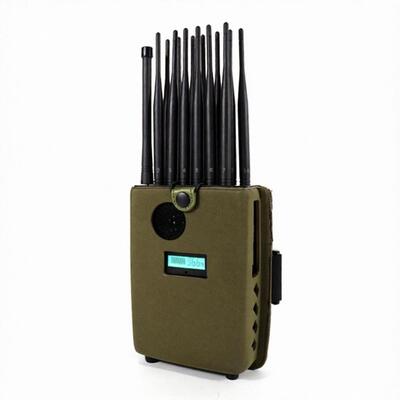 buy 14 Bands Mobile Phone Signal Jammer Jamming Range 25 Meters 12000mAh Battery online manufacture