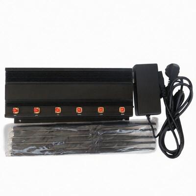 buy 6 Radio Frequencies Cell Phone Scrambler Device 16 Watt Total Output Purple Horn online manufacture