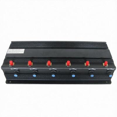 Buy Power Adjustable Mobile Phone Signal Jammer 6 RF Customized Frequency Safe Operation online manufacture