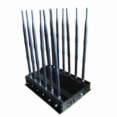 Buy 12 RF Antennas Mobile Phone Signal Jammer 10 - 50m Effective Cover Radius online manufacture