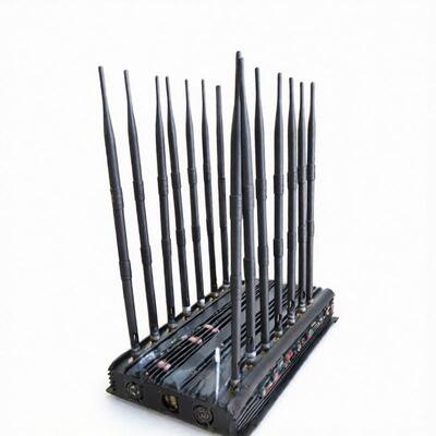 Buy 40W 10-60m Mobile Phone Signal Jammer 14 Antennas LTE 700MHz online manufacture