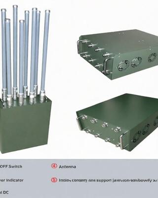 buy High Power Backpack Signal Jammer 380*283*150mm Size For Soldiers Protection online manufacture