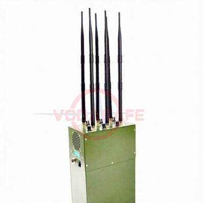 buy 30W Mini Backpack Signal Jammer Remote Control 3dBi External Omni Directional Antenna online manufacture
