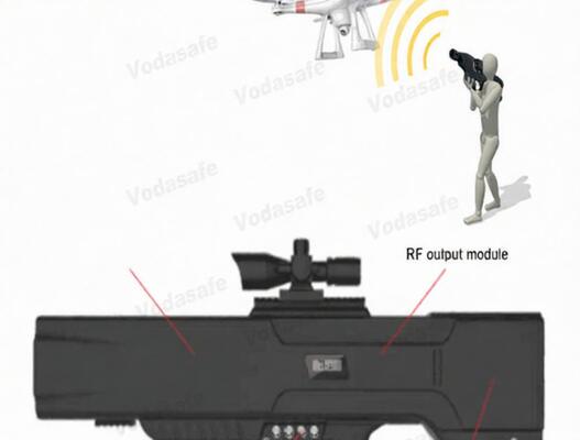buy 1500m Large Coverage Drone RF Jammer , Directional Drone Jammer Waterproof online manufacture