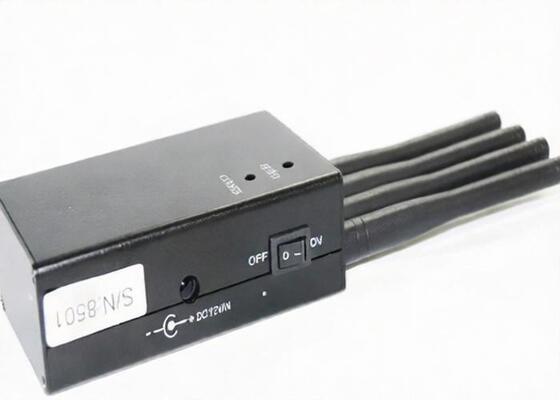 buy Portable 2.4G Wifi Network Signal Jammer DCS 1805 - 1990MHz Black Aluminum Case online manufacture
