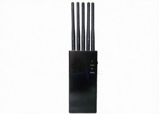 buy Five Way Wifi Jamming Device , Car GPS Jammer Supports Use While Battery Charging online manufacture