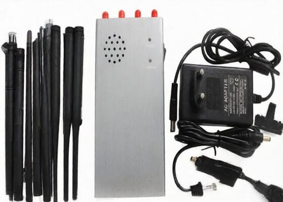 Buy Classroom Mini Portable Cellphone Jammer , Cellular Signal Jammer Aluminum Heat Sink online manufacture