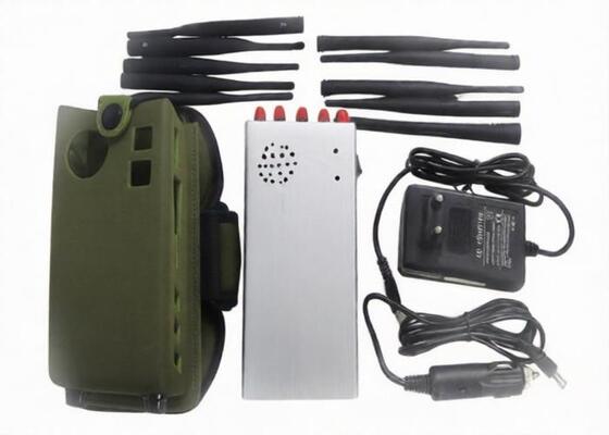 Buy 10 Bands Handheld Signal Jammer , Cell Phone Blocking Device With Built In Battery online manufacture