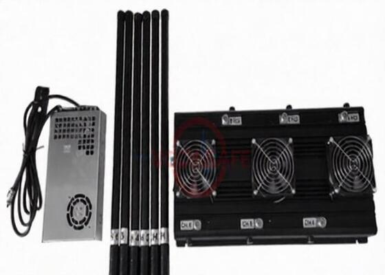 buy 90W Fixed Six Way Drone Signal Jammer High Output Power For Churches / Museums online manufacture