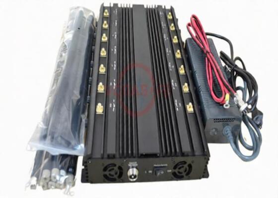 Buy 10 - 60m Cover Radius Cell Signal Blocker , Mobile Signal Jammer Device 40W Full Frequency online manufacture