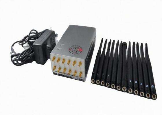 Buy 1W / Band Portable Cell Phone Jammer With Built - In Fan / 10000mAh Battery online manufacture