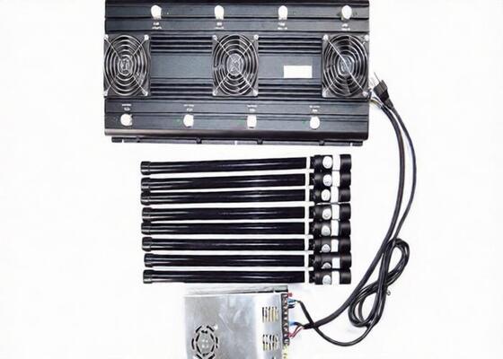 buy Vehicle Mobile Phone Signal Jammer Portable With 150 Watt Eight Antennas online manufacture