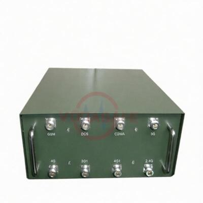 buy 6 Way Shoulder Back Mobile Phone Signal Jammer Not Stop Working With High Gain Antenna online manufacture
