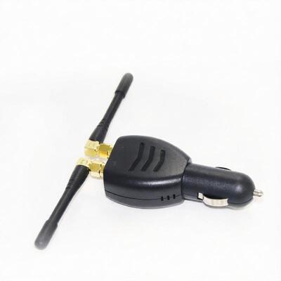 Buy 2 Bands Mini Car Charger GPS L1 L2 Cell Phone Signal Blocker 5-15 Meters Radius online manufacture