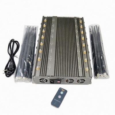 Buy 5-8W Each Band Mobile Phone Signal Jammer Wifi 2.4G Bluetooth Walkie - Talkie Lojack GPSL1-L5 online manufacture