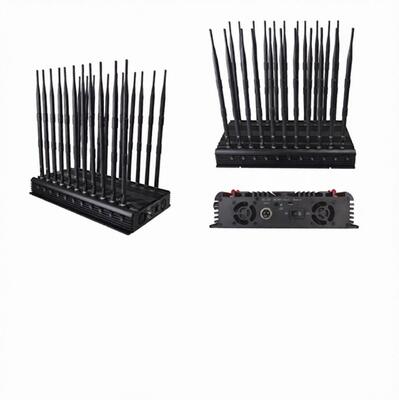 Buy 45W 22 Antennas Wireless Signal Jammer 40m Remote Control Infrared online manufacture
