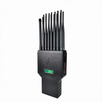 buy 3G UMTS Polyester Pu Handheld Signal Jammer 4G 5G GPS WIFI 12W online manufacture