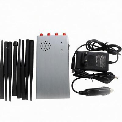 Buy 8000mAh Eight Antennas Gps Signal Jammers 8 Bands With 30m Radius online manufacture