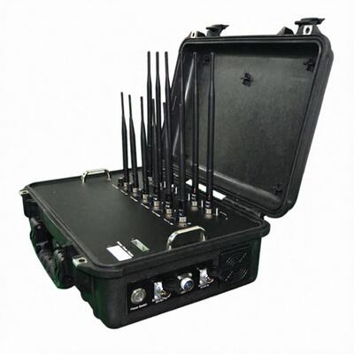 buy 12 Antennas 10-80m Portable Signal Jammer 2/3/4G 86W GPS Signal Jammers online manufacture