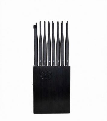 Buy VHF Lojack Mobile Phone Signal Jammer 16w 12000mAh Cell Phone GPS Jammer online manufacture