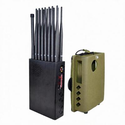 buy Rechargeable Lithium Handheld Signal Jammer Bluetooth Lojack 12000mAh online manufacture