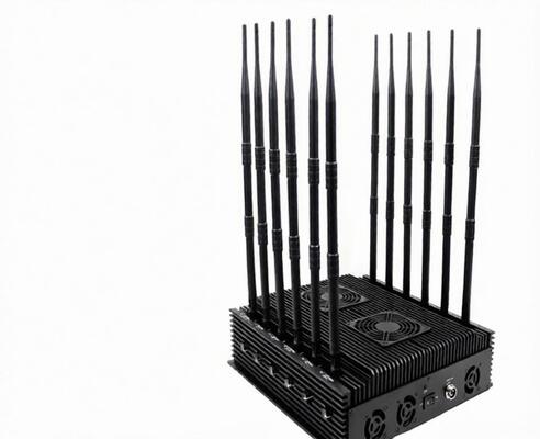 Buy 93W High Power Signal Jammer Stationary 12 Bands X12Pro Shielding Radius 80 Meters online manufacture