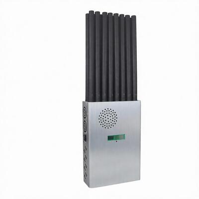 Buy Portable 18 Bands Mobile Phone Signal Jammer High Power 16Watt With AC Adapter online manufacture