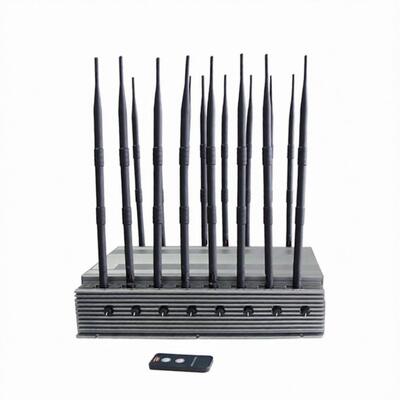 buy 80m Cell Phone Signal Jammers 16 Antennas Indoor Using Adjustable 110W online manufacture