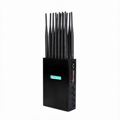 buy 14 Antennas Handheld Phone Signal Jammer High Power For WiFi GPS Lojack online manufacture