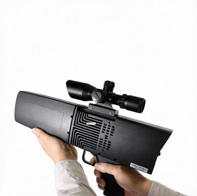 buy Gun Type Middle Power Drone Signal Jammer Output 55watt Built In Battery online manufacture