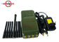 Portable Eight Antennas Military Signal Jammer WiFi 2.4G 2400 - 2500MHz
