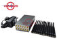 Portable Mobile Phone Signal Jammer 12 Antennas Working 30m With 10000mAh Battery
